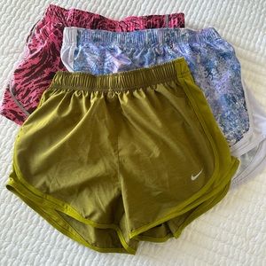 Nike Dri Fit Running Shorts Lot of Three (3) Size Small NWOT